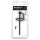 Penisplug - dilatador uretral de silicona con anillo para glande - negro 0,6mm