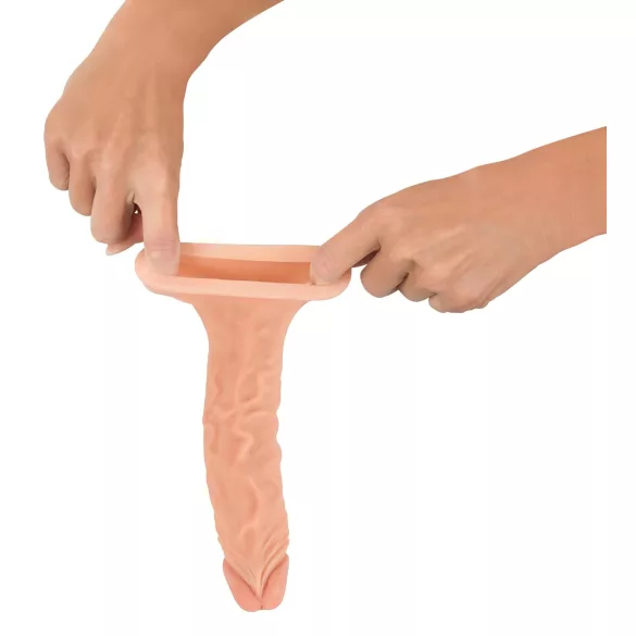 Nature Skin - funda pene alargadora engrosadora - 19,5 cm