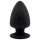 Silexd M - plug anal flexible - silicona negra 11 cm