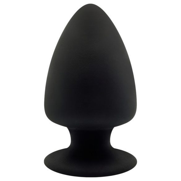 Silexd M - plug anal flexible - silicona negra 11 cm