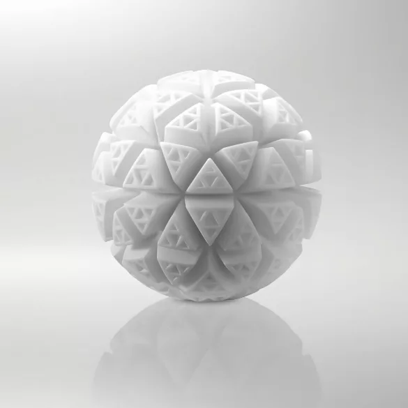 TENGA GEO - masturbador masculino texturizado - silicona blanco Glacier