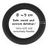 Aro Negro de Silicona - 5cm