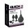 Set de plugs anales Black Velvet, 4 piezas - negro