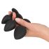 Set de plugs anales Black Velvet, 4 piezas - negro