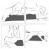 Misión de placer - Almohada erótica (negra)
