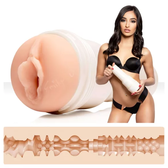 Fleshlight Emily Willis Squirt - vagina artificial realista (color natural)
