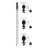 Set de Consoladores Anales You2Toys - Tapón Anal y Correa (Plata)