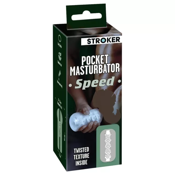 STROKER Speed - masturbador tipo culo - transparente