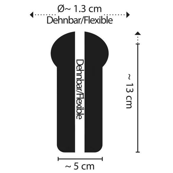 STROKER Speed - masturbador tipo culo - transparente