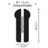 STROKER Speed - masturbador de bolsillo (transparente)