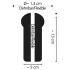 STROKER Speed - masturbador tipo culo - transparente