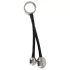 You2Toys - anillo para pene y anal con peso - silicona negra