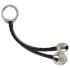 You2Toys - anillo para pene y anal con peso - silicona negra