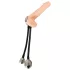 You2Toys - anillo para pene y anal con peso - silicona negra