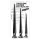 You2Toys - set plug anal extra largo 3 piezas - silicona negra