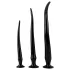 You2Toys - set plug anal extra largo 3 piezas - silicona negra