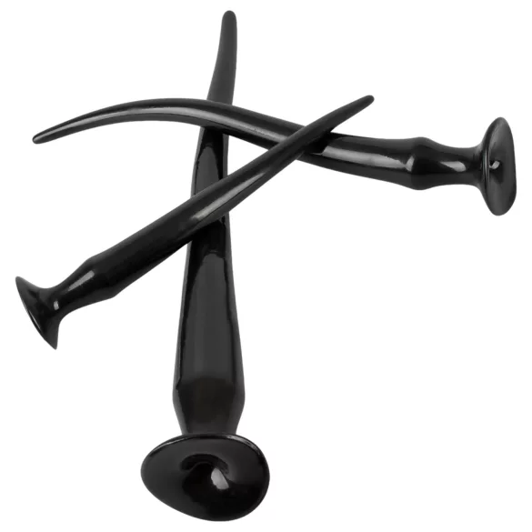 You2Toys - set plug anal extra largo 3 piezas - silicona negra