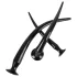 You2Toys - set plug anal extra largo 3 piezas - silicona negra