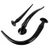 You2Toys - set plug anal extra largo 3 piezas - silicona negra