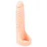 Realistixxx - consolador realista doble con anillo para pene - color natural