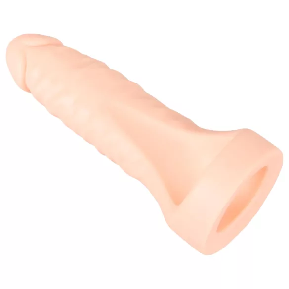 Realistixxx - consolador realista doble con anillo para pene - color natural