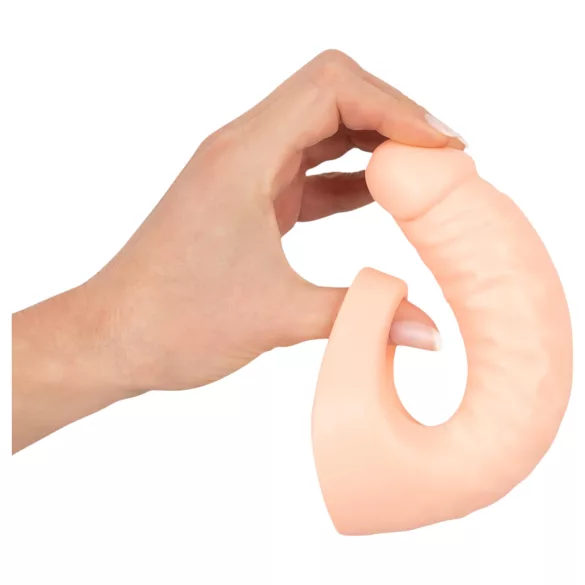 Realistixxx - consolador realista doble con anillo para pene - color natural
