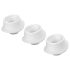 Conjunto de campanas de repuesto Womanizer L - blanco (3 uds) - grande
