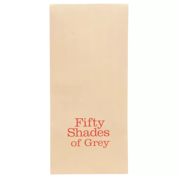 Fifty Shades of Grey - antifaz erótico - satén negro y rojo
