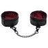 Fifty Shades of Grey - esposas tobillo ajustables - negro-rojo