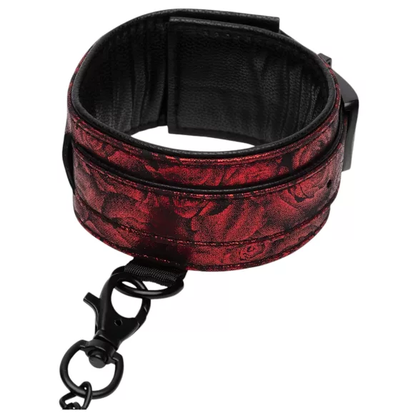 Fifty Shades of Grey - esposas tobillo ajustables - negro-rojo