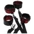Esposas 50 Sombras - set negro-rojo