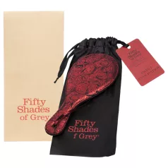   Fifty Shades of Grey - paleta para azotes - cuero negro y rojo