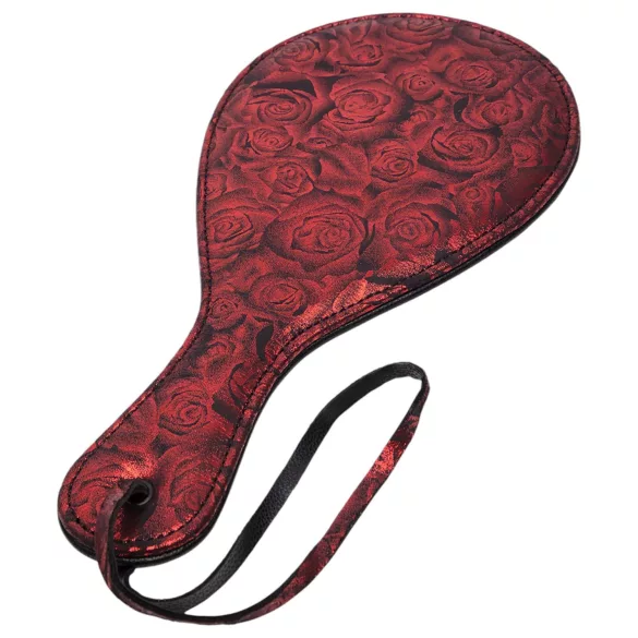 Fifty Shades of Grey - paleta para azotes - cuero negro y rojo