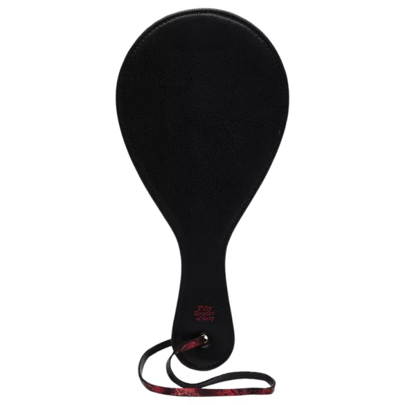 Fifty Shades of Grey - paleta para azotes - cuero negro y rojo