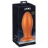 ANOS - plug anal grande - silicona naranja