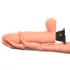 Real Feel Deluxe No.9 - vibrador realista con testículos - color natural