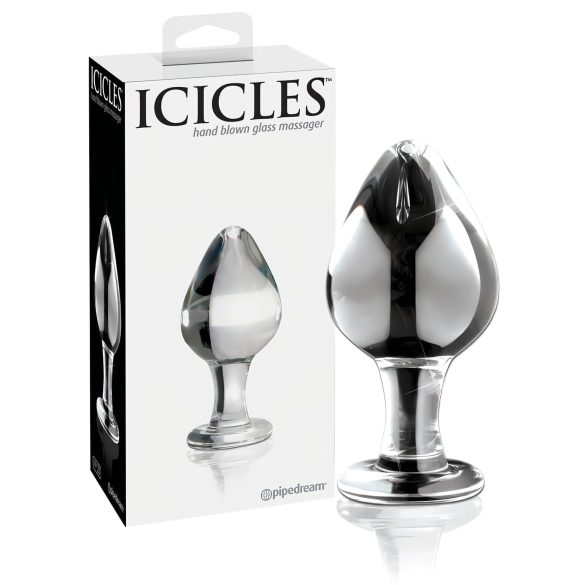 Icicles No. 25 - Cono de Cristal Análogo Transparente