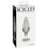 Icicles No. 26 - plug anal de vidrio cónico (transparente)