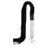 Icicles No. 38 - látigo de cuero y consolador de vidrio transparente-negro
