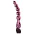Icicles No. 43 - Dildo de Vidrio con Corazones y Perlas (rosado)