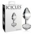 Icicles No. 44 - Consolador de cristal cónico (transparente)