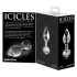 Icicles No. 44 - Consolador de cristal cónico (transparente)