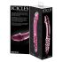 Icicles No. 57 - Dildo de vidrio rosa con doble punta