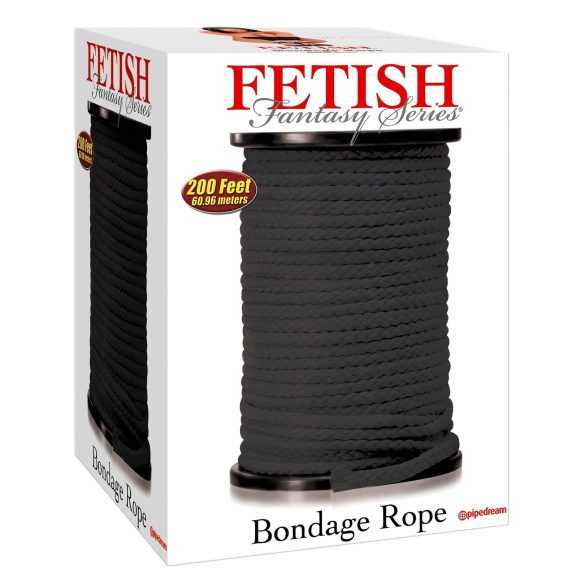 Cuerda de Bondage Shibari Fetish - 60m (negra)