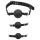 Fetish Fantasy - set de mordaza bucal - negro