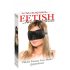 Fetish Deluxe Fantasía - Máscara Ocular Ancha y Suave (Negra)
