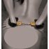 Pipedream Fetish Fantasy Gold - esposas de felpa (negras)