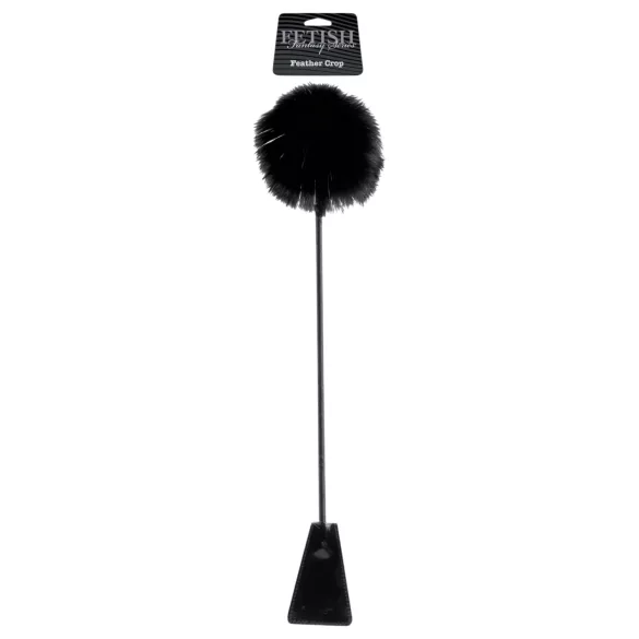 Fetish Fantasy - plumeador y paleta - negro