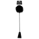 Fetish Fantasy - plumeador y paleta - negro