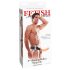 Arnés Fetish con Vibrador Hueco 8 - Natural